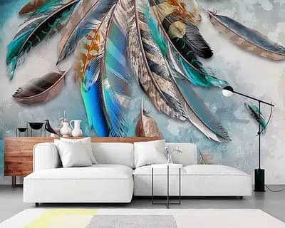 Wallpaper wall murals 3D wall pictures and pvc wall panels available 4