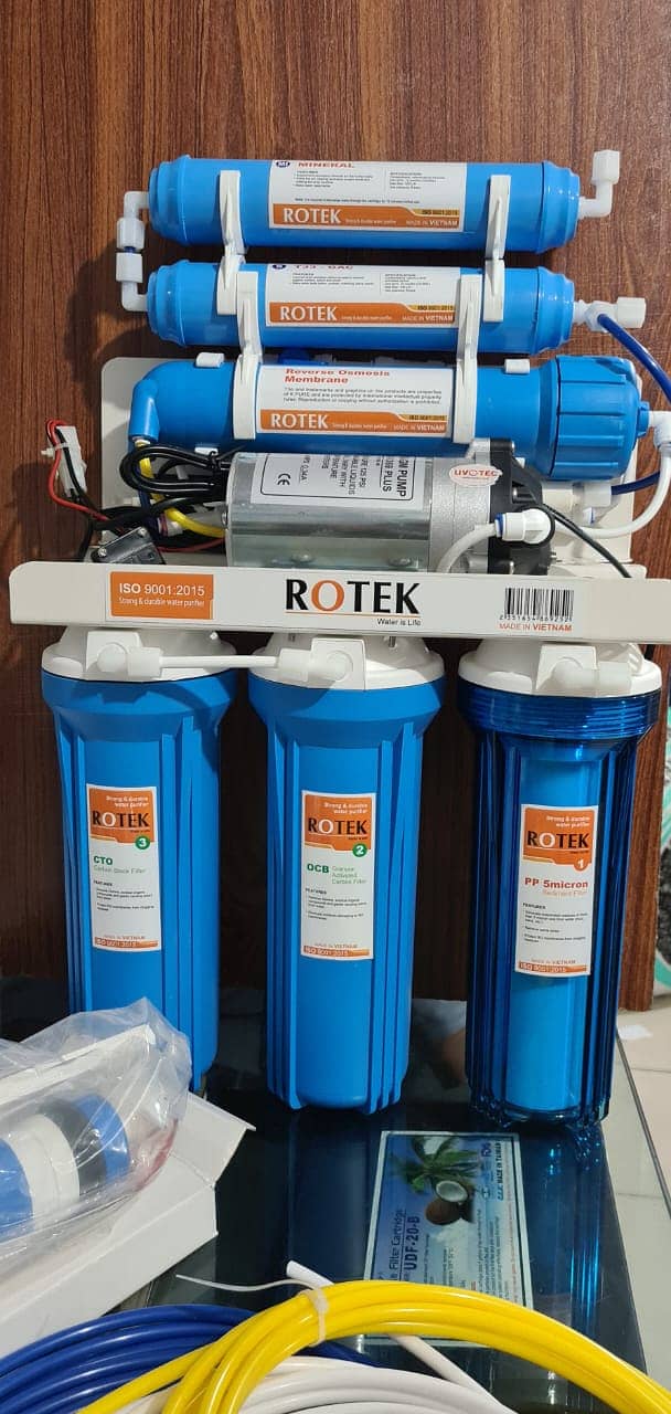 Mineral Water Ro Water Filter. 6 stages Ro with stand domestic 1