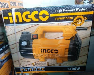 INGCO 1500-W Industrial High Pressure Washer Cleaner Machine - 100Bar 8