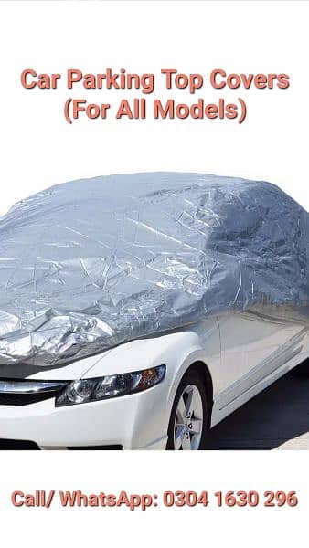 Car Parking Top Cover / Bike Top Covers (All Models) 1