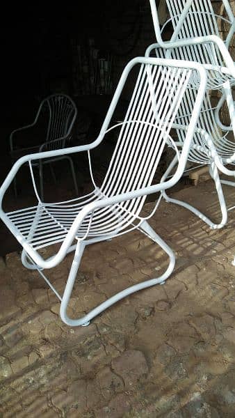 Manufacturer of Garden and lawn Chair's/ chairs/ Iron Steel Chair 10