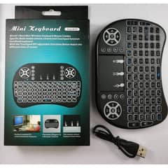 MINI TOUCH PAD RF 500 WIRELESS WITH 3 COLOUR BACKLIGHT KEYBOARD MOUSE