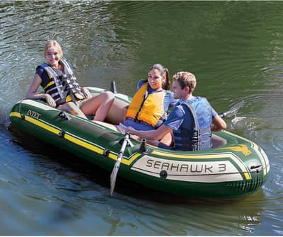 Intex Inflatable Seahawk 3 Person Boat Series 1