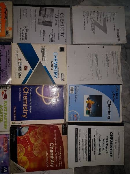Alevel chemistry books with past papers complete package 1