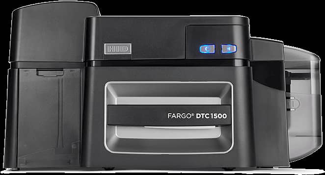FARGO DTC1500 PVC CARD PRINTER With water Mark security 1