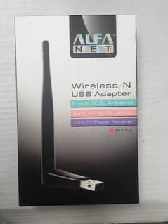 ALFA WIFI USB W113 3DBI MT 7601 ANTENNA ADOPTER