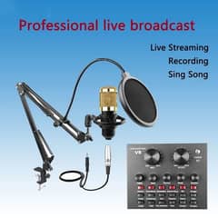 BM800 Mic for Mobile recording singing,online poetry storytelling mic 0