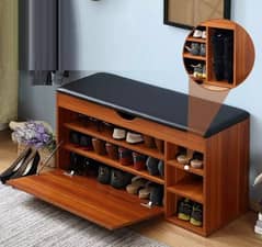 Premium Quality Entrance Shoes organizer with Seat Cushion