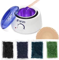 iFanze Warmer Hair Removal Wax Kit for All Body Applications with Wax