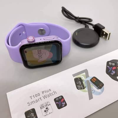T100 Plus Watch 7 Smart Watch Bluetooth Music Remote Photo