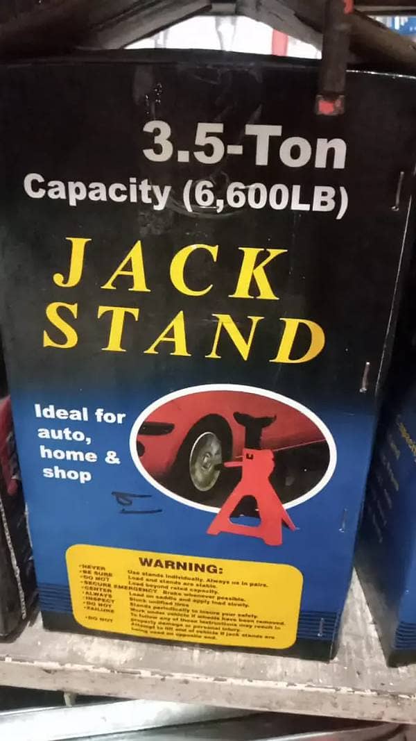 Heavy duty Car 3.5 Ton Capacity Jack Stand 3.5 Ton 5