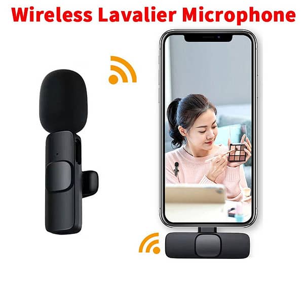 K8 Wireless Microphone for Live Stream Type-C & I-Fone 2