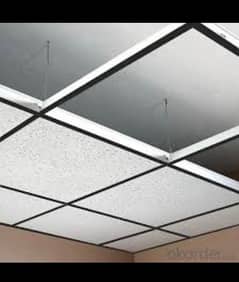 dampa / gypsum / paris  2×2 ceiling for offices at affordable rates.