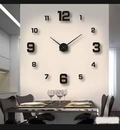 3D wall clock 0