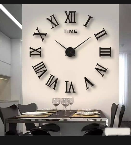 3D wall clock 1