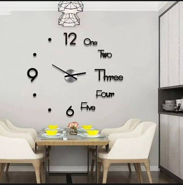 3D wall clock 2