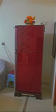 Red orient fridge and freezer