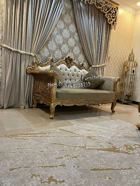 Royal Turkish room set bed set 7