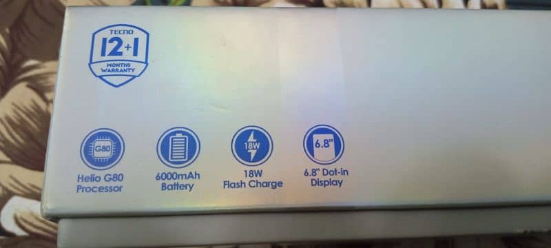 Tecno Pova with box charger 4