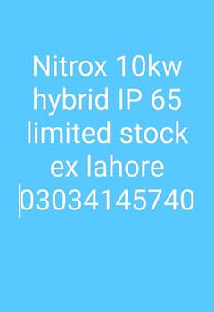 10 kw nitrox hybrid IP 65