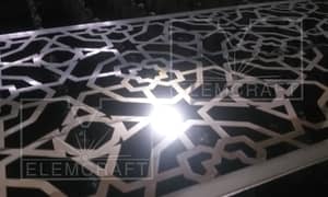 cnc laser cutting interior decoration sheet metal stainless roof HD