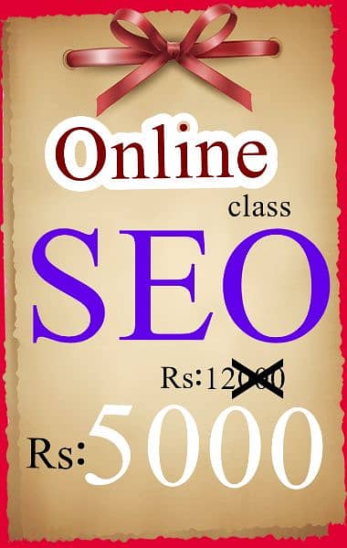 online SEO Class with zoom Full SEO course in 2 month 0