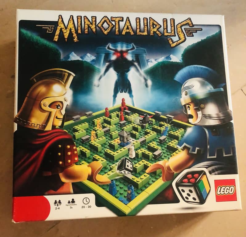 Lego 3841 games Minotaurus box packed with instructions book  set 1