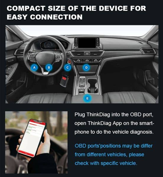 THINKDIAG Car Fault Scanner. New Version with 1 year full free updates 7