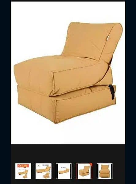 Wallow Bean Bag Bed Chair_Multipurpose Flip Out Sofa office furniture 3