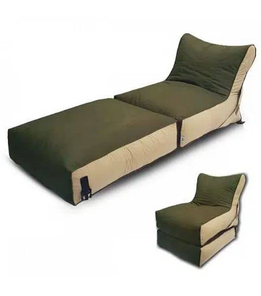 Wallow Bean Bag Bed Chair_Multipurpose Flip Out Sofa office furniture 5