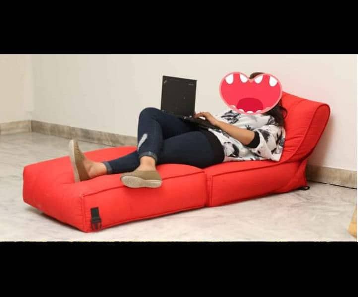 Wallow Bean Bag Bed Chair_Multipurpose Flip Out Sofa office furniture 6