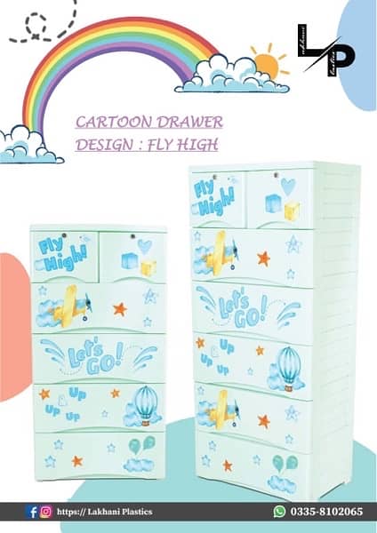 Plastic Drawers / Wardrobe 6