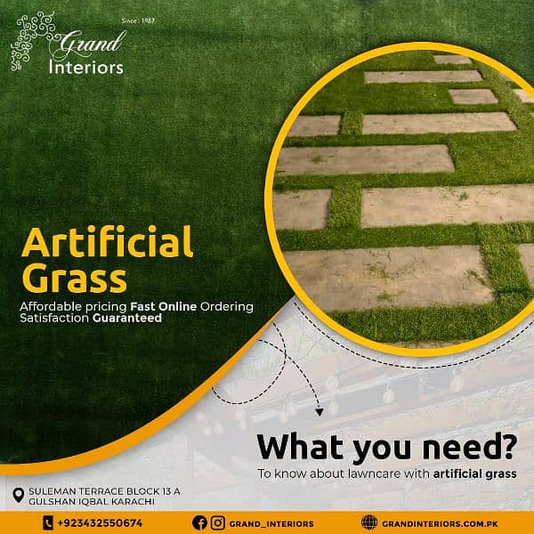 Artificial Grass, carpet Astro turf Sports grass Field Grass Grand int 1