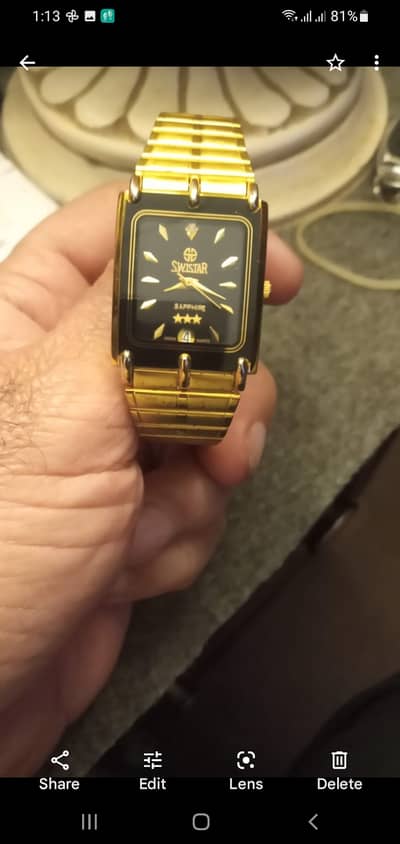 Swistar Sapphire Crystal Quartz, Swiss Made