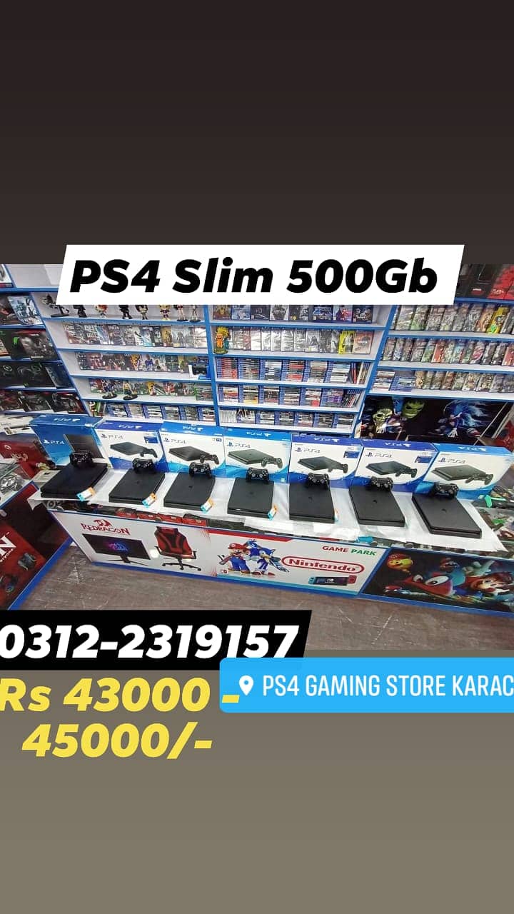 Xbox ps5 ps4 slim fat pro 500gb console controller games price karachi 2