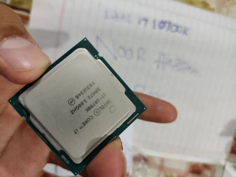 intel i7 10700k with box 4