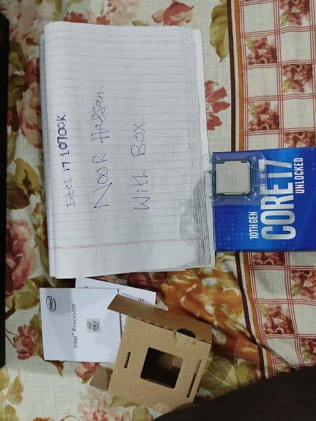 intel i7 10700k with box 5