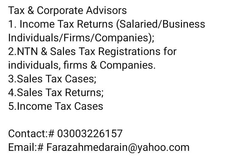 FBR incomtax 0