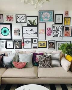 decorative photo frames for living room