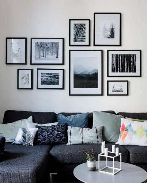 decorative photo frames for living room 1