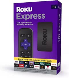 TV Media Player  HD. Roku Express Streaming