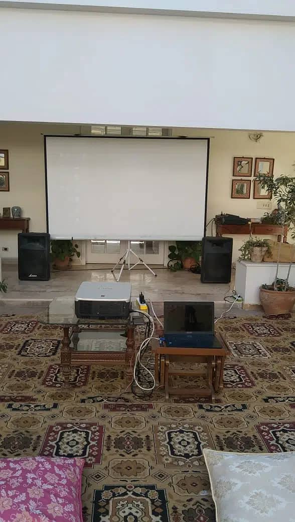 Multimedia projector rent service in Karachi New and used 1