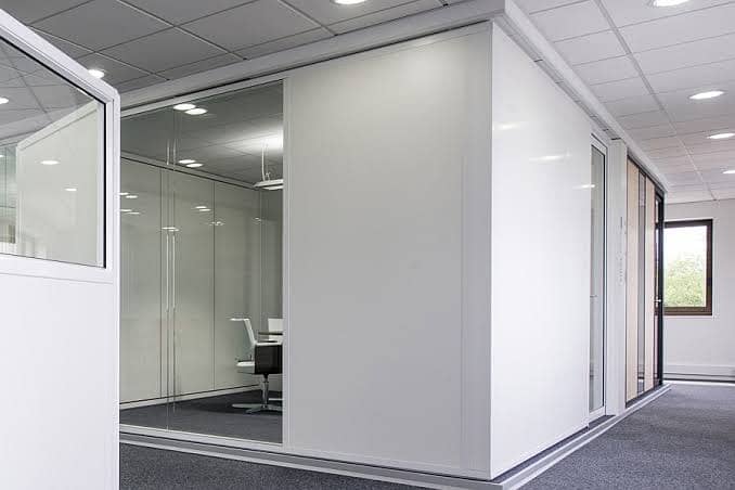 GYPSUM BOARD-PARTITION & CEILING - OFFICE PARTITIN  FALSE CEILING 1