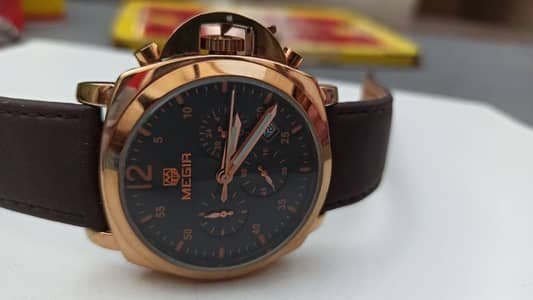 Megir chronograph watch  42mm size 2