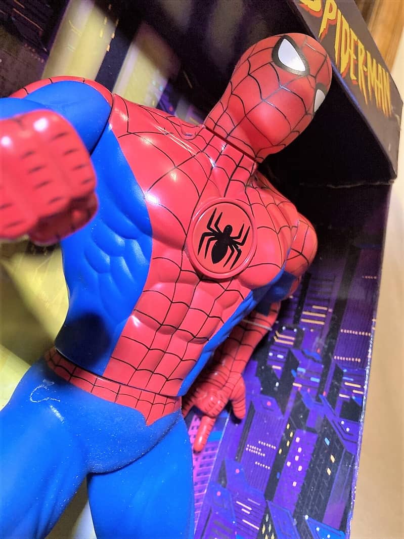 1994 Toy Biz Electronic Talking 16"inch Spider-Man Action Figure 2