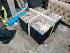X table  with 4 pafi in desging fabrics