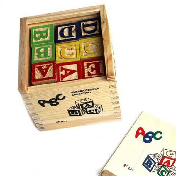 Rectangular & Square Shape Wooden Education Block 0