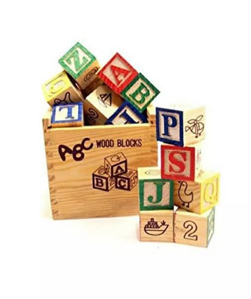 Rectangular & Square Shape Wooden Education Block 2