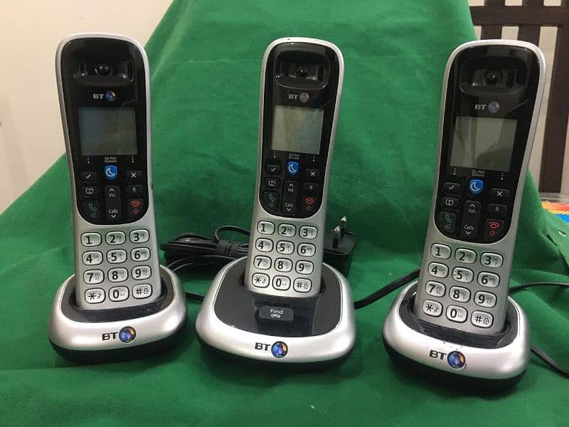 trio cordless phone with wireless intercom 2
