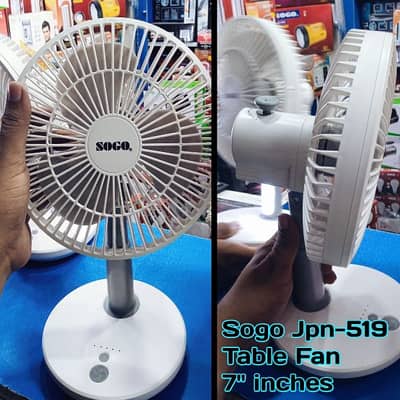 Portable  table fan sogo jpn-519 free delivery